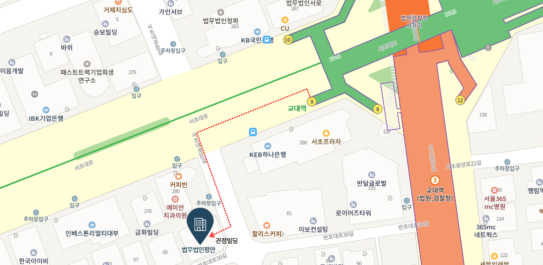 서울 서초구 서초대로 50길 8, 관정빌딩 8F ~13F(Info 12F)